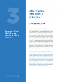 Plakat Archiwum Polskich Ormian